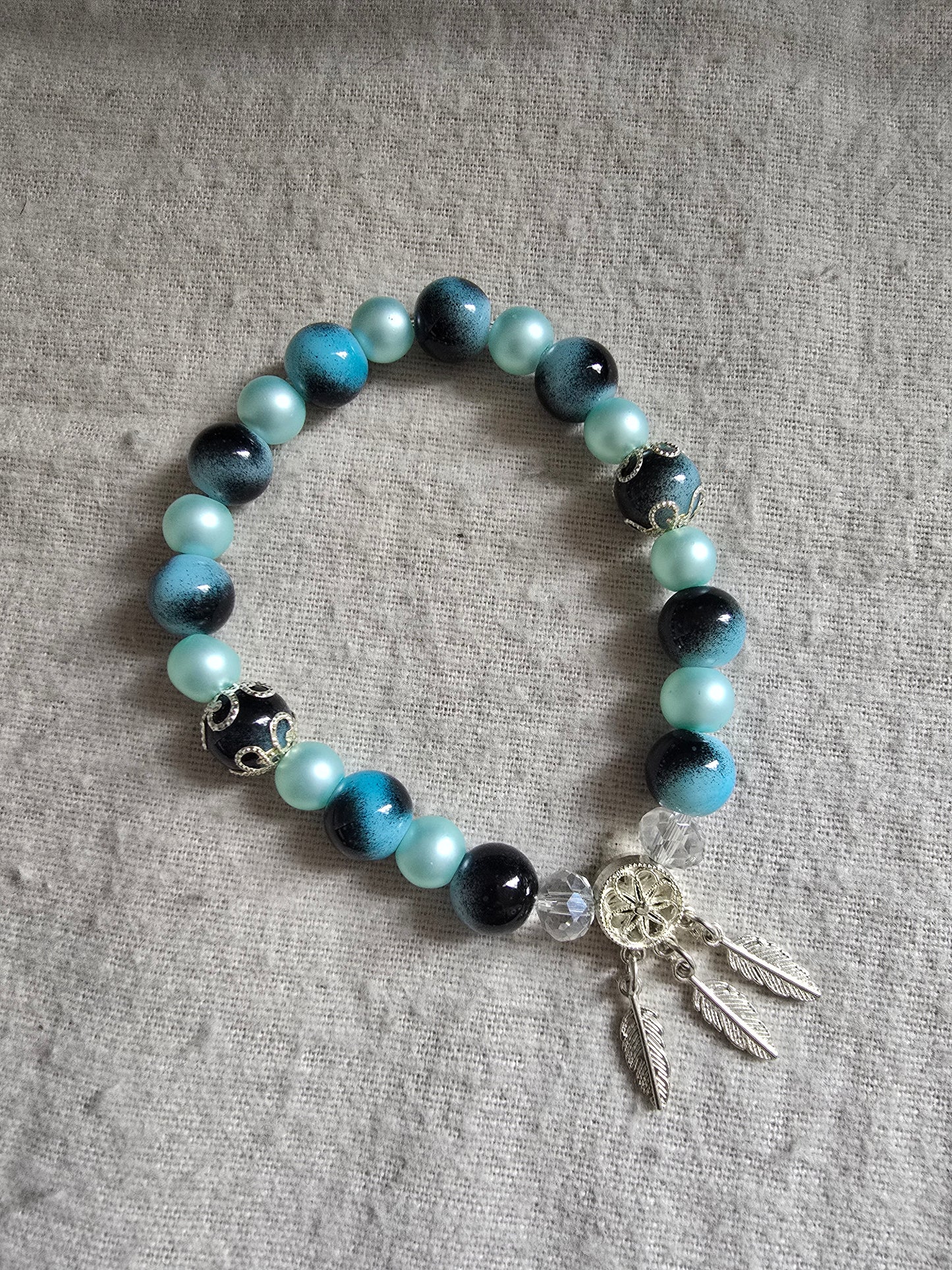 Dreamcatcher blue bracelet